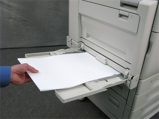 Load Paper Or Specialty Media In The Bypass Tray Paper Tray 5 And