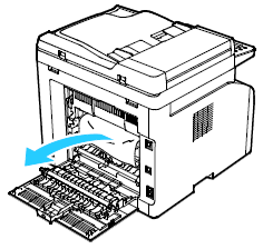 Remove any jammed paper