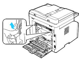 Lift the release levers