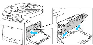 Reinstall the waste cartridge