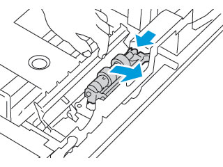 Turn the feed roller cartridge to the right