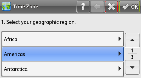 Select geographic region