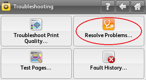 Select Resolve Problems