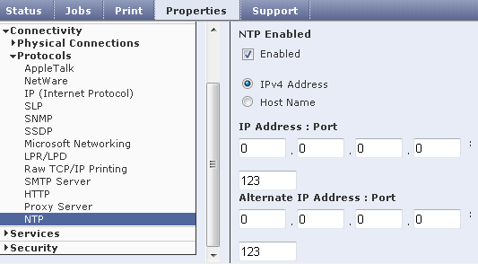 Configure NTP Settings