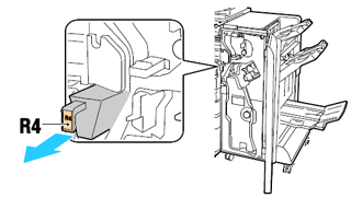 Remove hole punch container from finisher