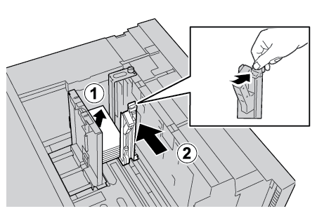 Adjust paper guides