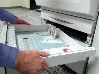 The printer can hold an entire ream of paper. So why don't my co-workers  fill the empty tray with the entire ream of paper? : r/mildlyinfuriating