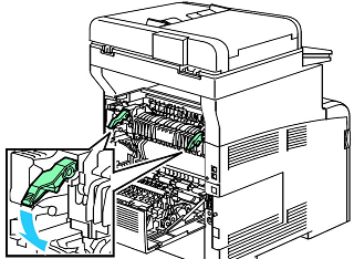 close fuser area