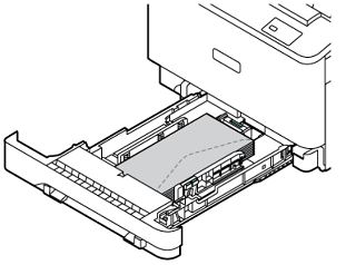 Envelopes in Tray