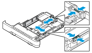 Move width paper guides