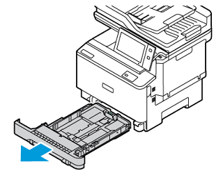 Pull out tray