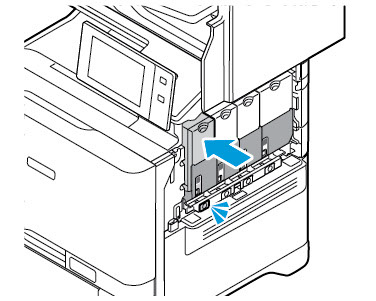 Push toner cartridge