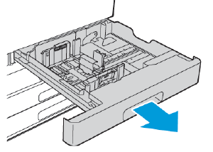 Open the envelope tray