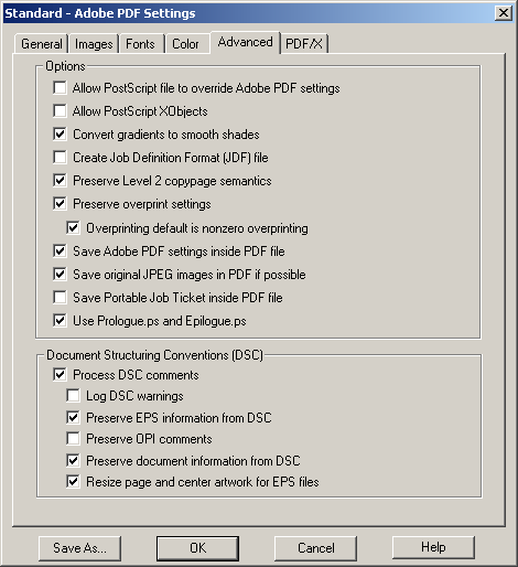 Set The Recommended Adobe Acrobat Distiller 6 0 Settings For Creating Pdf Files For The Docusp Color Server